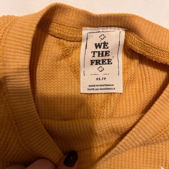 Free People Waffle Shirt - Picture 2 of 2